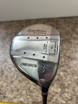 TOUR EDGE EXOTICS COMBO-BRAZING 15* 3 WOOD - PROFORCE V2 REGULAR FLEX GRAPHITE