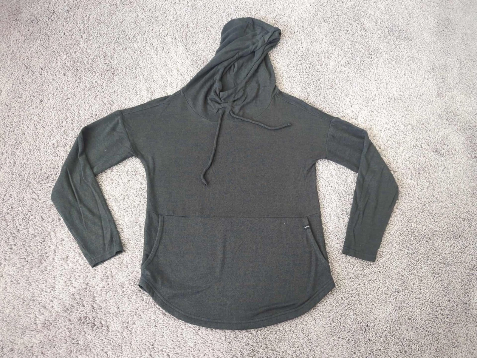 prAna Hoodie Womens XS Gray Long Sleeve Pullover Active Training Casual