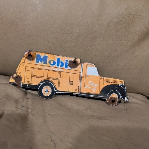 Vintage mobil Porcelain Sign Gas Oil Hunting Cars Trucks