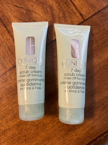 Clinique 7 Day Scrub Cream Rinse-Off Formula 3.4oz/100ml Full Size