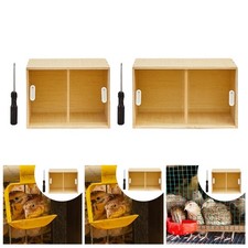 Brooder Box for Chicks Stackable Breeding Box for Small Animals Yard Balcony