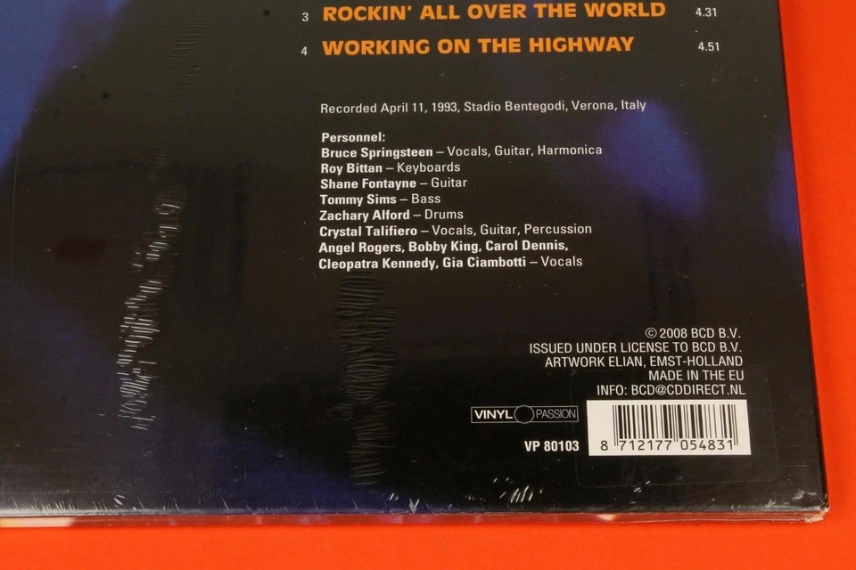 BRUCE SPRINGSTEEN | Rockin' Live From Italy 1993 | SCELLÉ 2 x 180 grammes LP - Photo 3/4