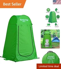 Foldable Privacy Tent for Camping - Pop-Up Design with Carry Bag, 36" x 69"