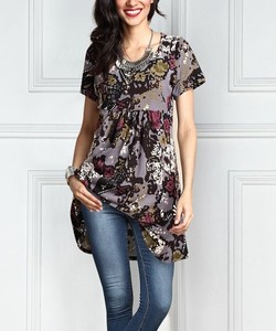 empire waist tunic dress