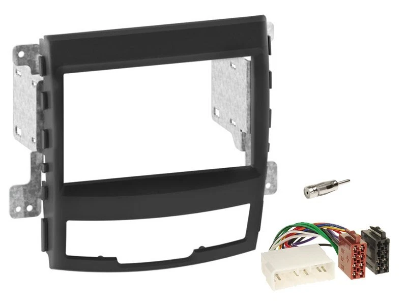 Kenwood 2DIN DAB+ Autoradio für Ssangyong Korando 2010-2013 schwarz - Bild 2 von 4