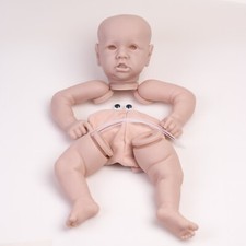 Realistic DIY 22'' Reborn Doll Kits Unfinished Mold Newborn Baby Vinyl Parts Set