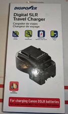 Digipower - DSLR Travel Charger For Canon Batteries LP-E5/E6/E8/E10/E12 NB-10 
