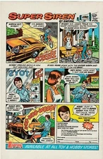 SUPER SIREN EMPIRE TOYS Vintage 1970's Comic Book Ad Magazine SP11 