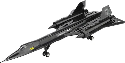 SR-71 Blackbird Recon Jet Model Building Blocks Bricks Original Box SR71 Army - Image 1 of 4