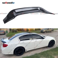 FOR 09-13 INFINITI G35/G37/G25/Q40 SEDAN CARBON LOOK DUCKBILL TRUNK SPOILER WING