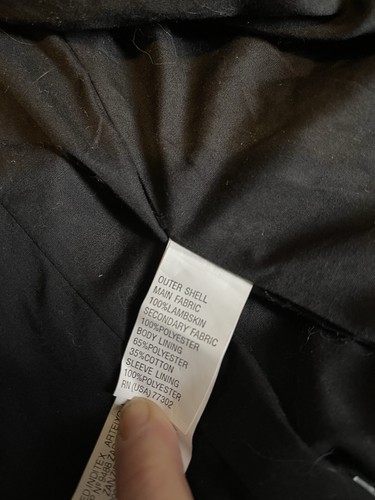 ZARA ECHT LAMMFELL LEDER BIKER JACKE REISSVERSCHLÜSSE ZWEIFARBIG SCHWARZ CAMEL Gr. S 299€ - Bild 9 von 22