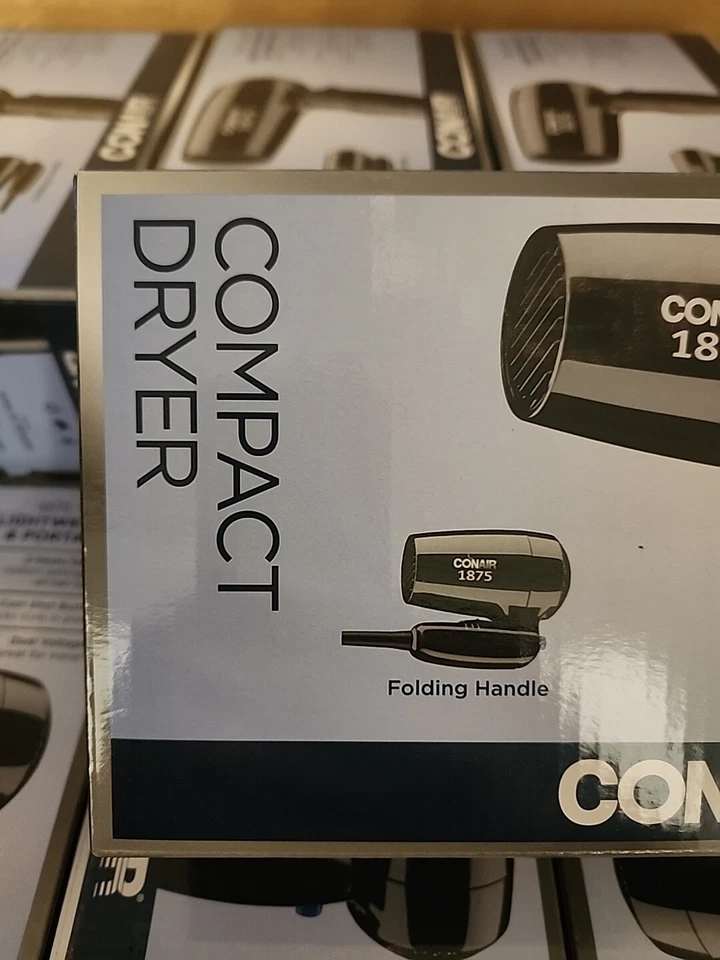 Conair Compact Dryer 1875 Watt Lightweight, Folding & Portable Travel Brand New! - Image 4 of 4