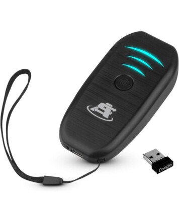 Portable Mini Wireless Bluetooth Barcode Scanner Rechargeable 1D & 2D Scan Gun 