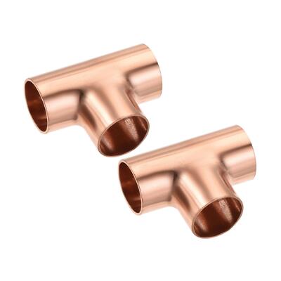 T Kupfer Fitting 3 Wege Schweißen Dichtung 5/8 Zoll ID für HLK Klimaanlage Set 2
