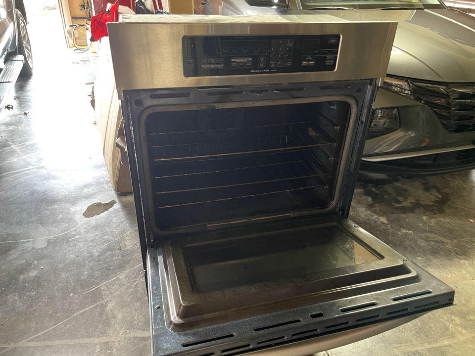 kitchenaid double wall oven 30" for parts, Model KEBC207KSS eBay