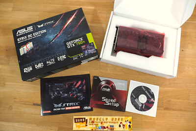 ASUS STRIX OC EDITION GEFORCE GTX 750Ti 2GB DDR5 PCIe - OVP | REFURBISHED