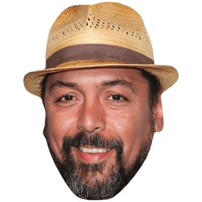 Felix Solis (Hat) Celebrity Mask, Flat Card Face, Fancy Dress Mask