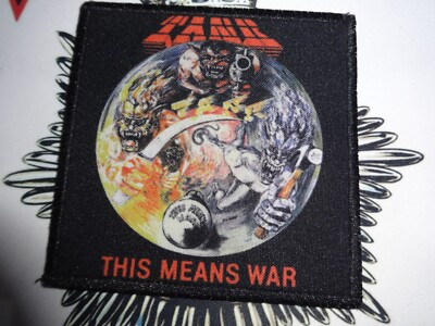Tank Patch NWOBHM Heavy Metal Jaguar Saxon *