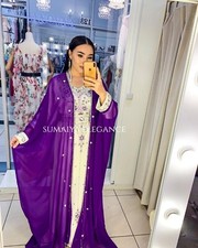 SALE New Moroccan Dubai Kaftans Farasha Abaya Dress Very Fancy Long Gowns SE 655