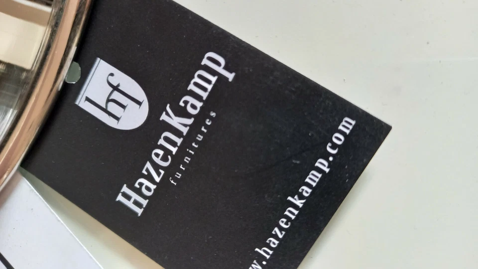 Lampenschirm Metall Gr. 1 glänzend HazenKamp E27 Schirm Oval 22cm f. Tischlampe - Bild 2 von 4