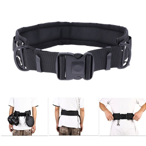 Camera Waist Belt Strap with Hanger Buckle Rings Holder for Lens Bag Case Pouch - Picture 9 of 9