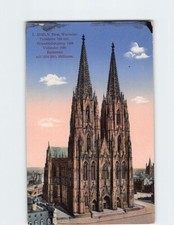 Postcard Dom Westseite Cologne Germany