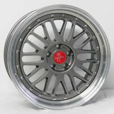 18" Alufelgen Keskin KT22 Le Mans Grey Polish Glanz für VW E-Golf VII AU
