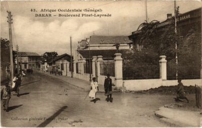 Old postcard AK SENEGAL Dakar - Boulevard Pinet-Laprade (1061184)