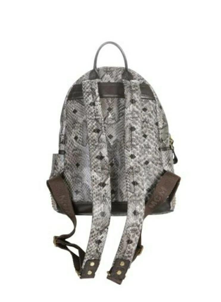 Mcm snakeskin backpack cheap