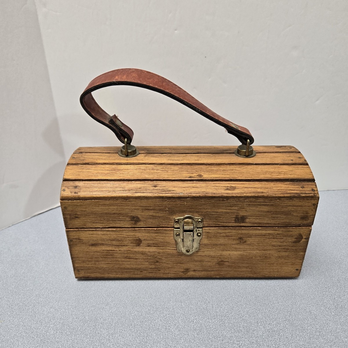 竹製 箱形 バッグ(ハード)★アンティーク 竹製 箱形 バッグ(ハード)☆アンティーク