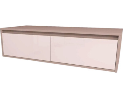 Waschbeckenunterschrank Devo Cristal 2.0 BxHxT 120x32x49 cm antique rose/rosa pe