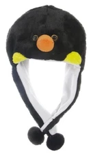 Penguin Animal Shape Super Soft Plush Childrens Hat -Unisex