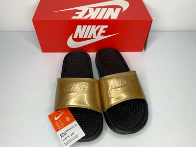 sparkly nike slides