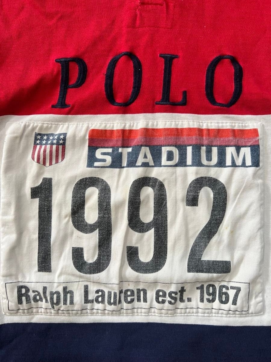 Polo Ralph Lauren Winter Stadium 1992 Rugby Shirt size M