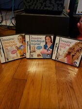 3 Imagine DS Game Bundle, Movie Star, Boutique Owner, Interior Designer