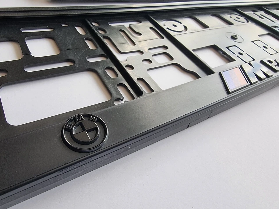 2x licenses number plate holders for BMW M Performance EU standard - Image 4 of 4