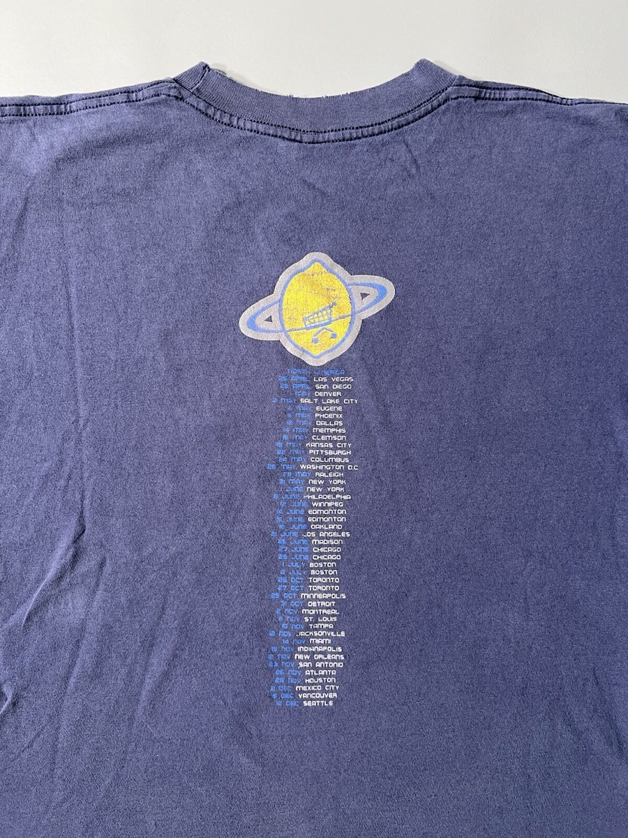 【Lサイズ】90s U2 Lemon Band Tour Tee Navy Vintage 1997 U2 Popmart Tour Concert Shirt Blue Lemon