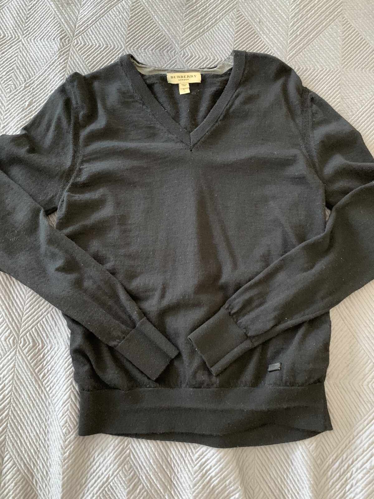 burberry mens sweater large Gem