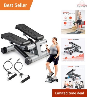 Mini Stepper Alloy Steel 300lb Capacity Compact Cardio Workout Machine
