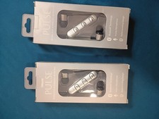 iWorld Pulse Wireless Bluetooth Earbuds In-Line Mic Silver Black In-Ear