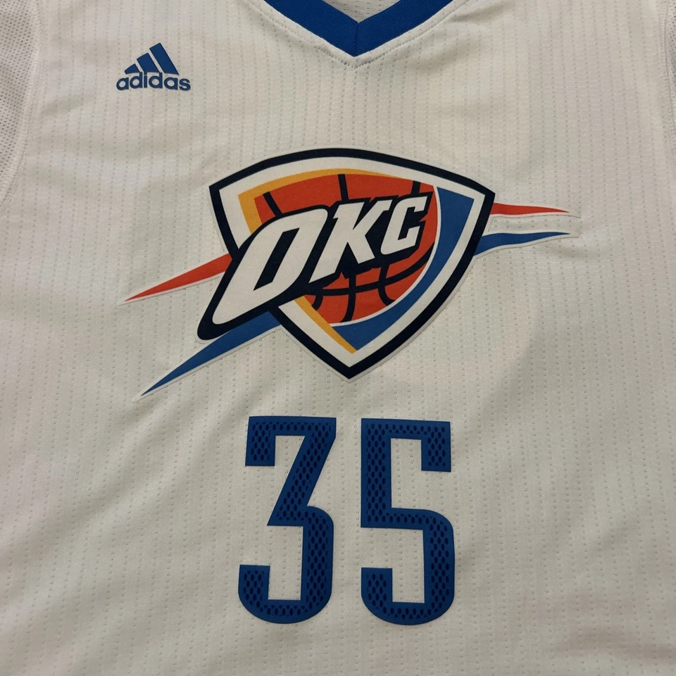 Oklahoma City Thunder Jersey Kevin Durant Short Sleeve Men’s L adidas Swingman - Image 3 of 4