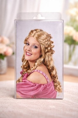 Perücke Scarlett Locken Blond Schönheit Damen Top Karneval Neu Lockenperücke