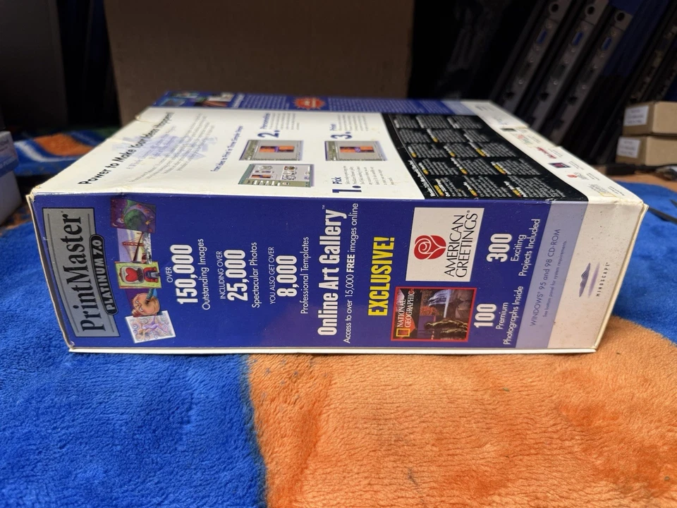 Vintage PrintMaster Platinum 7 Office Production Software On CD - Image 3 of 4