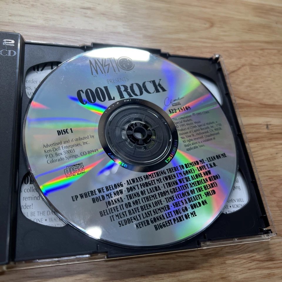 COOL ROCK 2 CD RARE Joey Scarbury Tubes Motels Vangelis Sergio Mendes Blondie  - Image 2 of 4