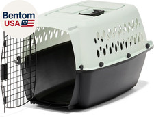 Pet Porter Fashion Dog Kennel Plastic Crate for Pets 15-20 Lbs, Pet Carrier for