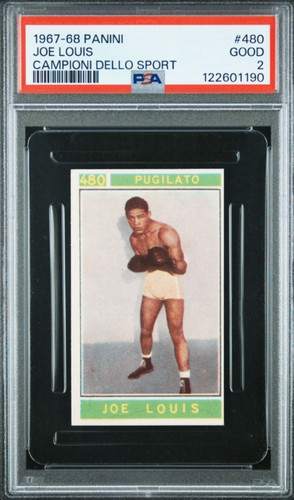 Joe Louis #480 1967 Panini card