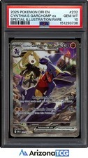 Pokemon 2025 Cynthia's Garchomp ex 232/182 SIR Destined Rivals GEM MINT PSA 10