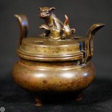古格のある朝鮮もしくは中国の古銅香炉 古董原始1800-1849 年中国香炉| eBay