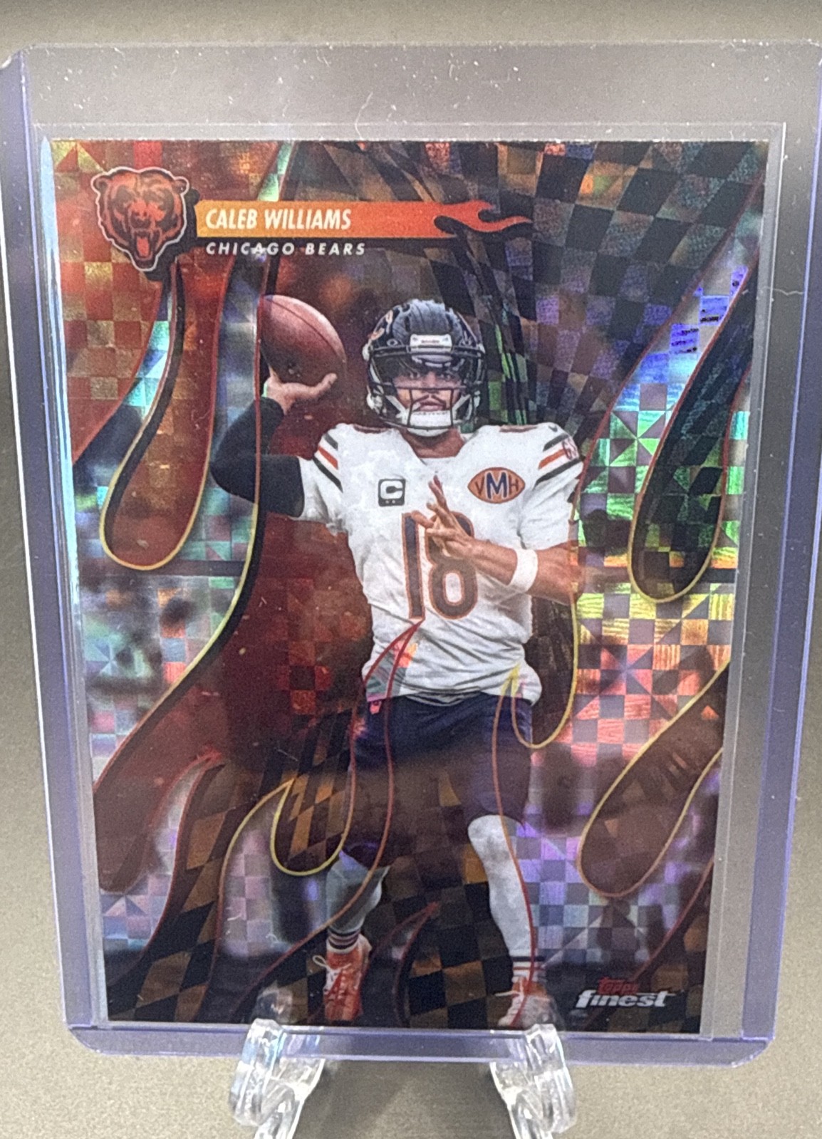 2025 Topps Finest - Torchers Caleb Williams #T-12 X-Fractor