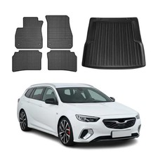 Fußmatten & Kofferraumwanne für Opel Insignia B Sports Tourer 2017-2020 Gummi